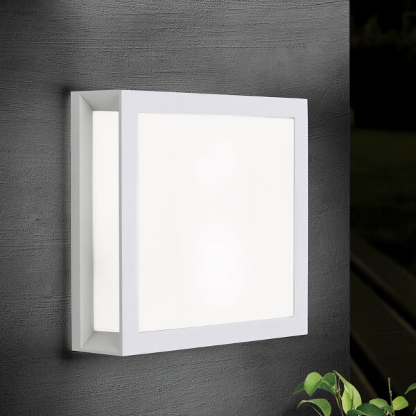 Orion - Venkovní svítidlo HENRY 2xE27/15W/230V 26x26 cm IP44 bílá