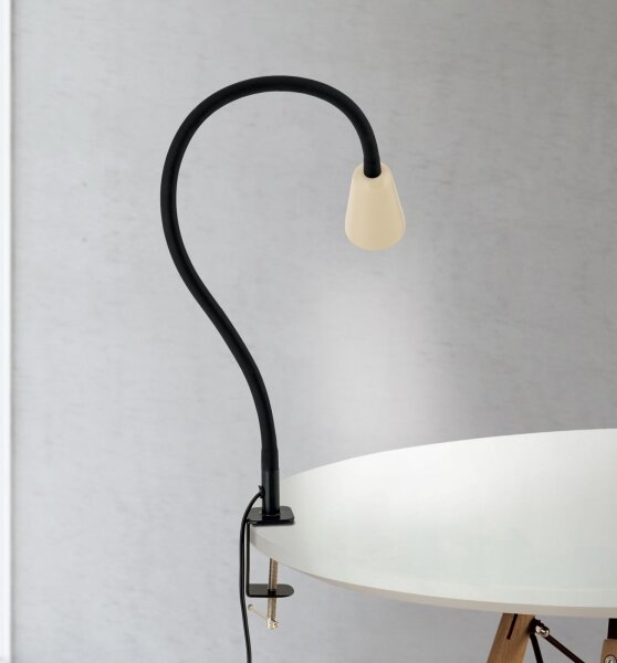 Orion - Flexibilní stolní lampa s klipem DOTTY 1xGU10/10W/230V béžová/černá