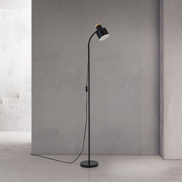 Orion - Stojací lampa GILI 1xE27/40W/230V černá