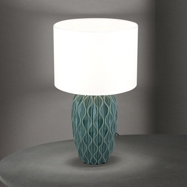 Orion - Stolní lampa TORTUGA 1xE27/40W/230V zelená/bílá