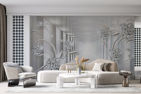 Fototapety Diamantové srdce v tunelu, Fototapety 3D, u07513 : uwalls.cz