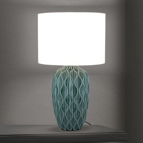 Orion - Stolní lampa TORTUGA 1xE27/40W/230V zelená/bílá