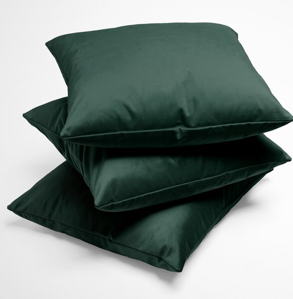 Biante Sametový povlak na polštář Velvet Premium SVP-044 Lesní zelená 30 x 50 cm
