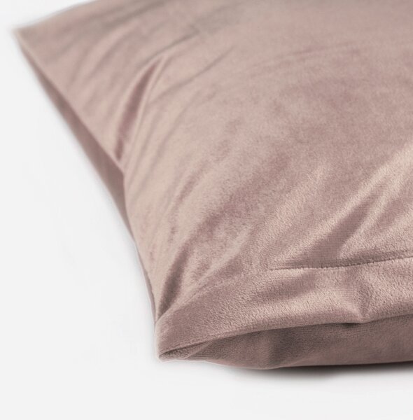 Biante Sametový povlak na polštář Velvet Premium SVP-043 Pudrově růžový 30 x 50 cm