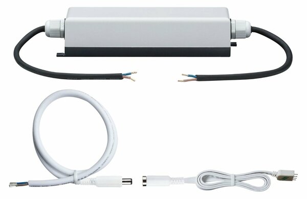 Paulmann Function yourLED Power Supply IP65 60W 230/12V DC šedá hliník 702.01 P 70201