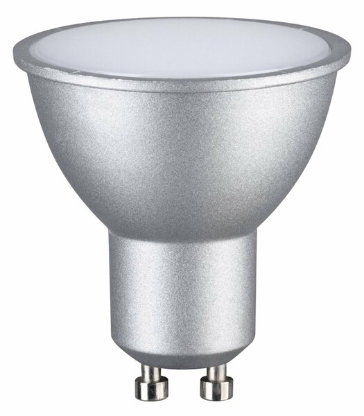 PAULMANN LED reflektor GU10 230V 5,7W 2700K matný chrom 289.26