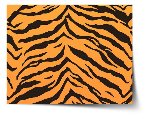 Plakát SABLIO - Tygří vzor 60x40 cm