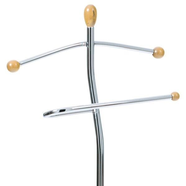 Němý sluha 82646 NAT chrom/dub, 118 cm
