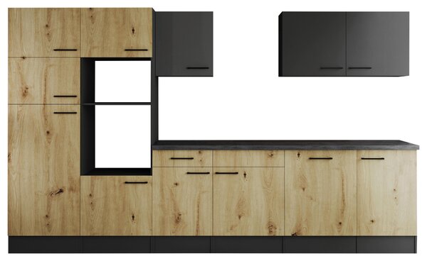 KUCHYŇSKÝ BLOK BEZ SPOTŘEBIČŮ 340 cm Respekta - Online Only kuchyňské linky, Online Only