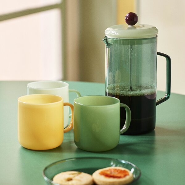 HAY Kávovar French Press Brewer, Clear