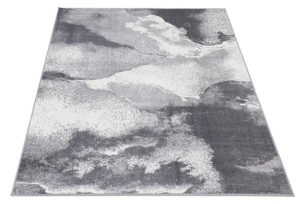 Agnella Kusový kovberec FD Sensi Havi Granit Abstraktní šedý Rozměr: 120x180 cm