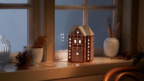 Kähler Design Svícen Urbania Gingerbread - Large KD509
