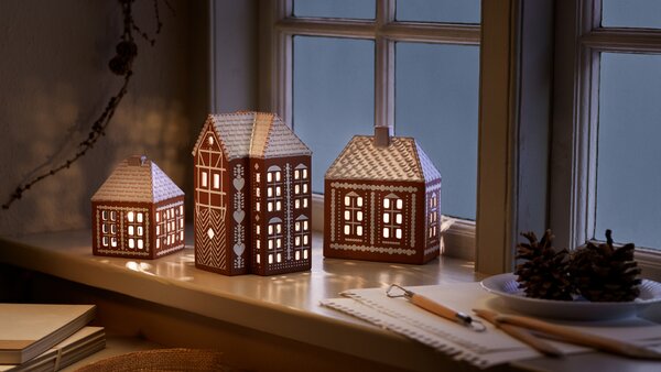 Kähler Design Svícen Urbania Gingerbread - Small KD471