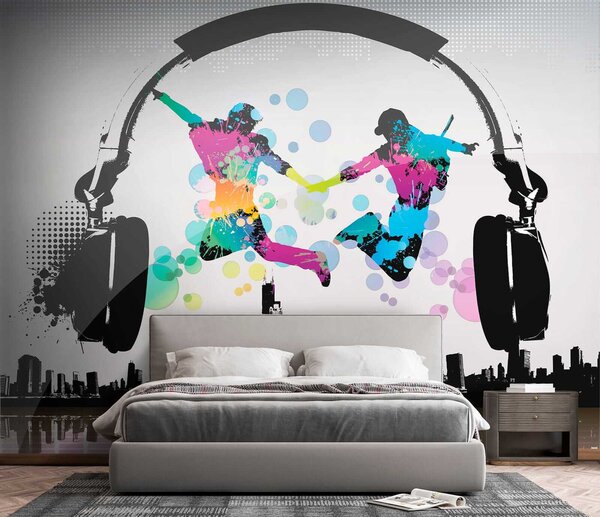 Fototapety Na vlně hip-hopu, Fototapety dětské, u20051 : uwalls.cz