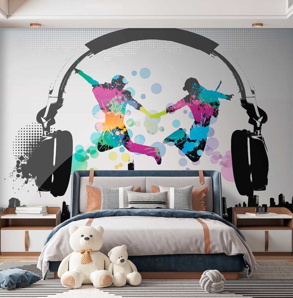 Fototapety Na vlně hip-hopu, Fototapety dětské, u20051 : uwalls.cz