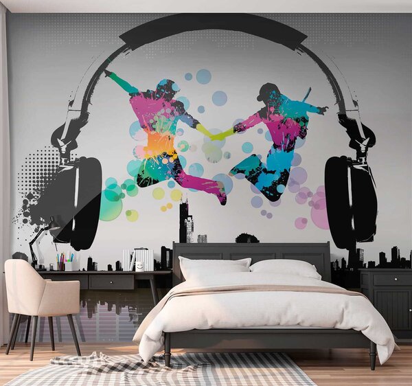 Fototapety Na vlně hip-hopu, Fototapety dětské, u20051 : uwalls.cz