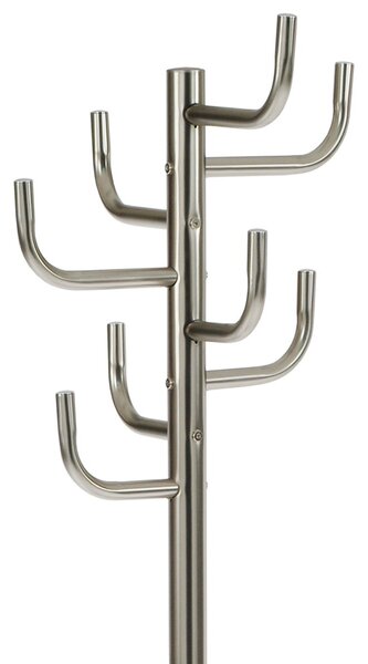 Kovový věšák 80609-07 Ron, broušený nikl, 175 cm