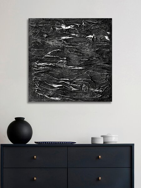 OLEJOMALBA, abstraktní, 80/80 cm Monee - Olejomalby