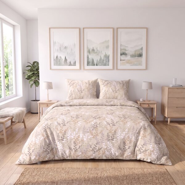Kvalitex Ložní bavlněné povlečení ASTRID 1x 140/200, 1x 70/90cm