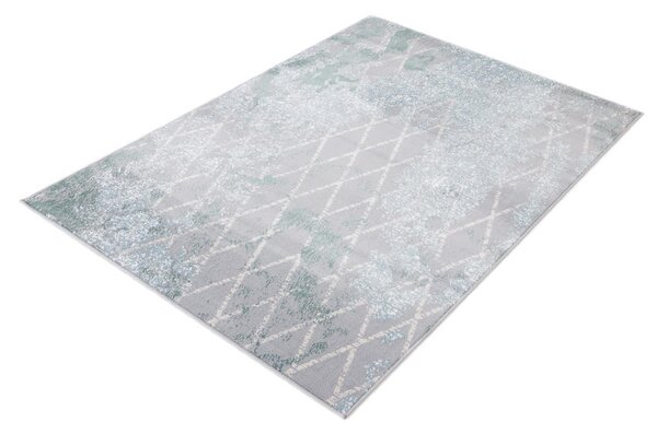 Agnella Kusový koberec FD Sensi Gepi Popiel Geometrický šedý Rozměr: 80x150 cm