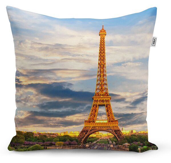 Sablio Polštář Eiffel Tower 3 - 40x40 cm