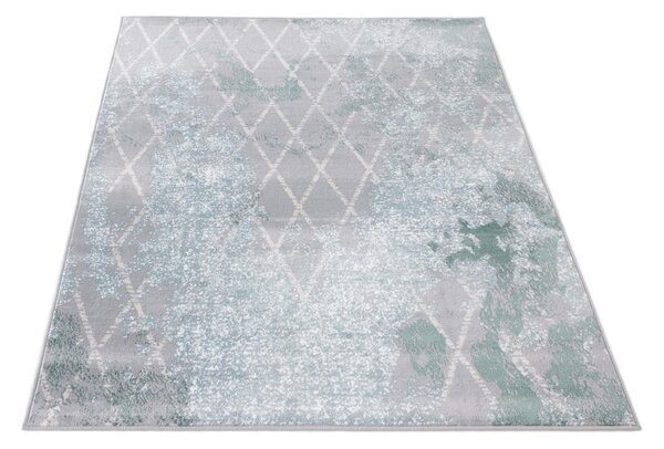 Agnella Kusový koberec FD Sensi Gepi Popiel Geometrický šedý Rozměr: 80x150 cm