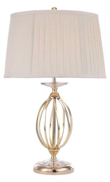 Elstead AG-TL-POL-BRASS - Stolní lampa AEGEAN 1xE27/60W/230V zlatá