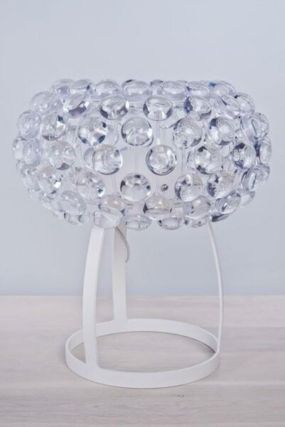 Stolní lampa AZzardo Acrylio table AZ1099 R7s 1x100W IP20 35cm čirá