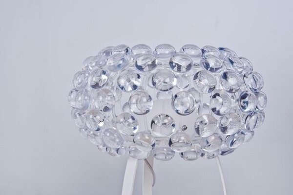 Stolní lampa AZzardo Acrylio table AZ1099 R7s 1x100W IP20 35cm čirá