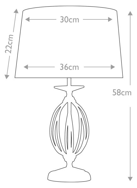 Elstead AG-TL-POL-BRASS - Stolní lampa AEGEAN 1xE27/60W/230V zlatá