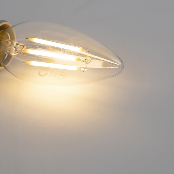 Sada 5 stmívatelných LED svíček E14 B35 čiré 3W 250lm 2700K