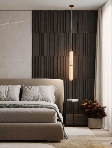 LED moderný luster Gloree Medená 20W – Měděná
