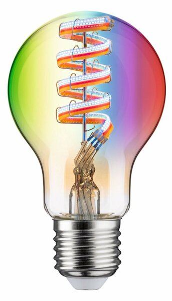 PAULMANN Filament 230V Smart Home Zigbee 3.0 LED žárovka E27 6,3W RGBW+ stmívatelné zlatá