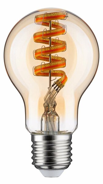 PAULMANN Filament 230V Smart Home Zigbee 3.0 LED žárovka E27 6,3W RGBW+ stmívatelné zlatá