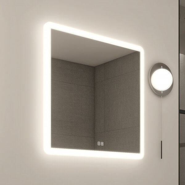 Nimco LED zrcadlo 35W, 60x60 cm se dvěma dotykovými senzory