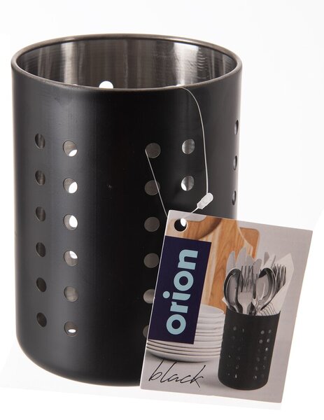 Stojan na příbory BLACK pr. 9,3 cm