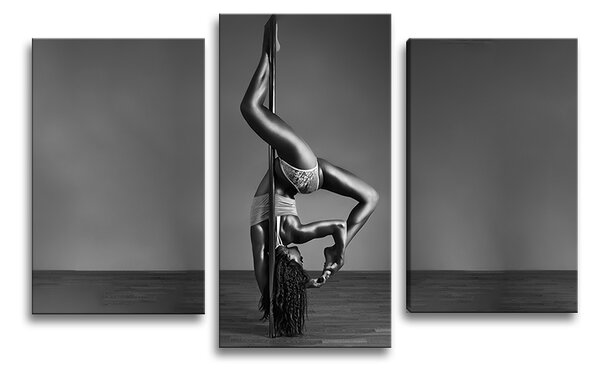 Sablio Obraz - 3-dílný Pole dancer - 75x50 cm