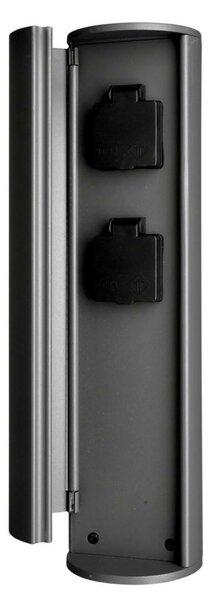 Deko-Light venkovní sloupek se zásuvkami 220-240V AC/50-60Hz 400 tmavě šedá 733055