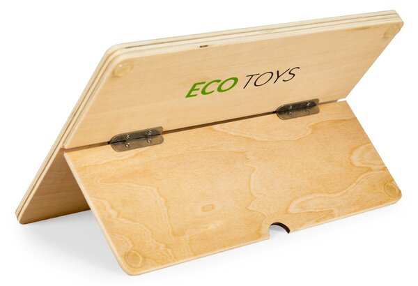 Dřevěný vzdělávací tablet a magnetická tabule ECOTOYS