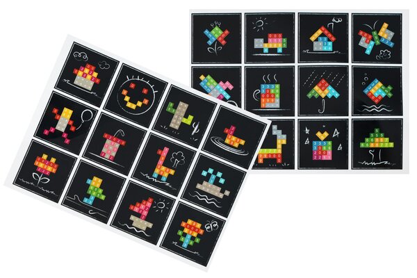 Dřevěný vzdělávací tablet a magnetická tabule ECOTOYS