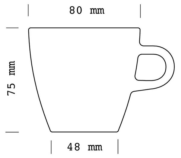 Acme & Co ACME šálek EVOLUTION Tulip 170ml Barvy: Kokako