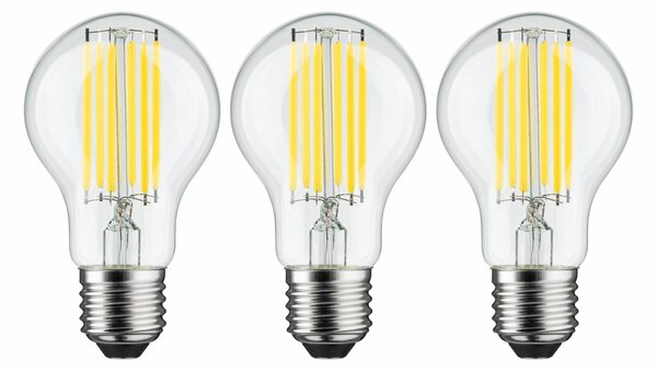 PAULMANN Eco-Line Filament 230V LED žárovka E27 3ks-sada 5W 3000K čirá