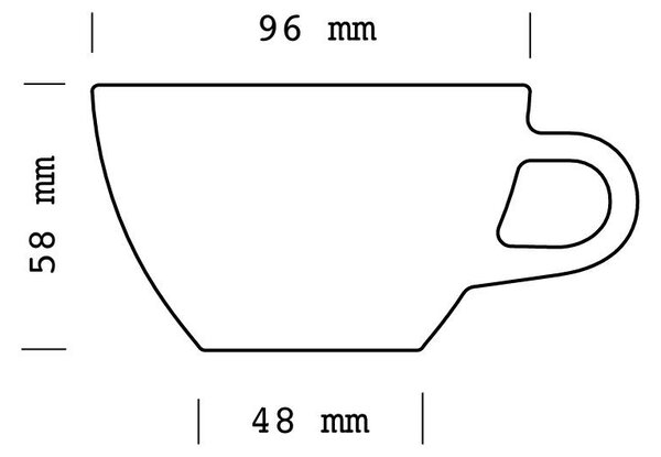 Acme & Co ACME šálek EVOLUTION Cappuccino 190ml Barvy: Feijoa