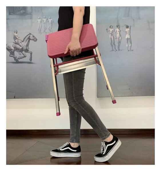 Kovové schůdky 47 cm M2 ALU Taburete – Rolser