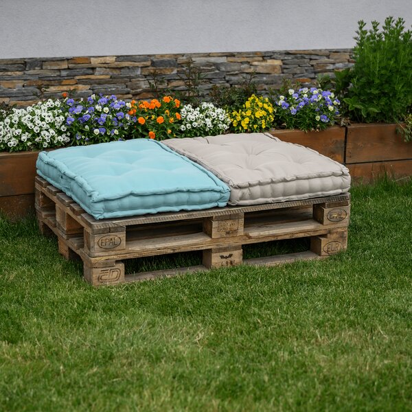 KONDELA Polštář na paletové sezení, hnědošedá Taupe, LEGNO