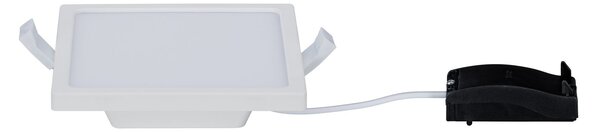 Paulmann 92938 Areo, bílé polozapuštěné svítidlo, 8W LED 3000K stmívatelné, 12x12cm, IP44