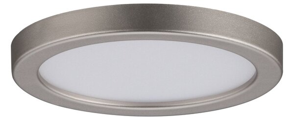 Paulmann Areo, niklové polozapuštěné svítidlo, 5W LED 3000K, prům. 8cm, IP23