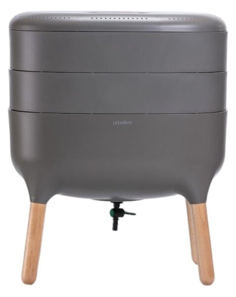 Šedý komposter 21,7 l Urbalive – Plastia