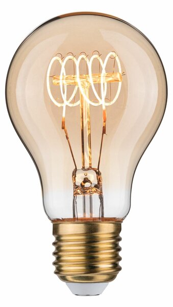 PAULMANN Rustic Shine Standard 230V LED žárovka E27 4,5W 1800K stmívatelné zlatá