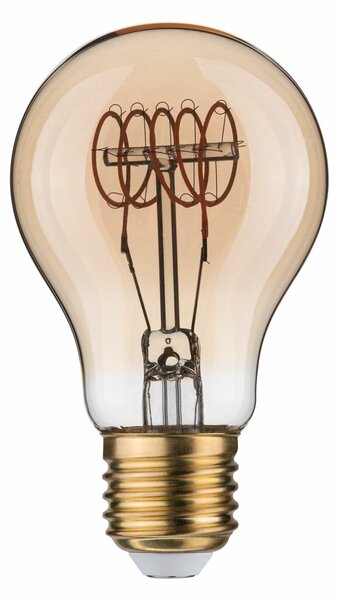 PAULMANN Rustic Shine Standard 230V LED žárovka E27 4,5W 1800K stmívatelné zlatá